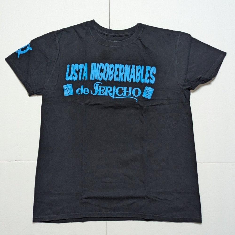 Los Ingorbernables de Jericho T-Shirt. Men's large. Used. NJPW LIJ AEW Chris